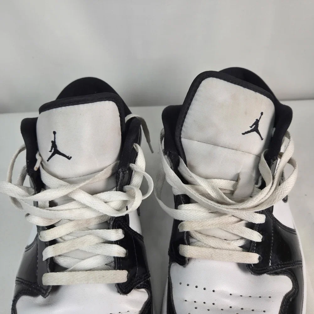 Nike Air Jordan 1 Low SE Concord DV1309-100 Mens Size 12 Black And White Leather